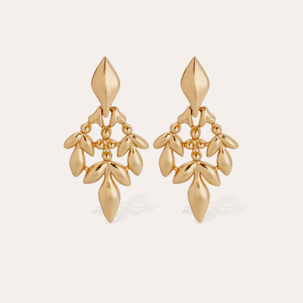 Boucles d'oreilles Olea grand modèles dorés
