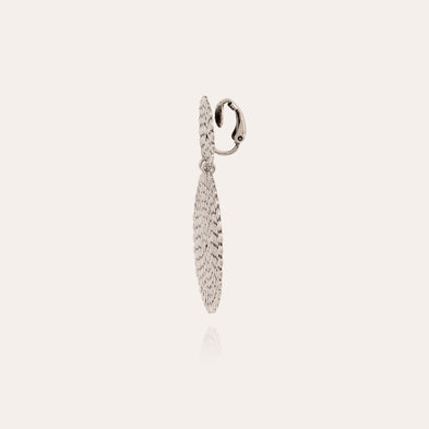 Boucles d'oreilles Onde Lucky argentées