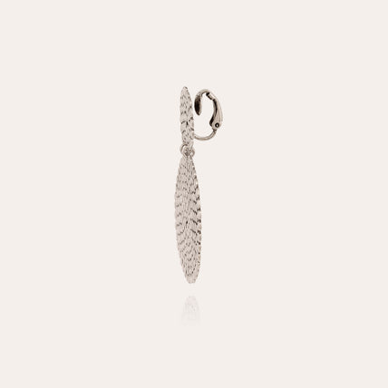 Boucles d'oreilles Onde Lucky argentées