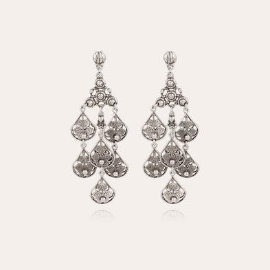 Boucles d'oreilles Orferia petit modèle argentées