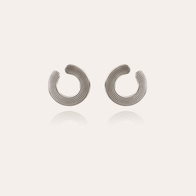 Boucles d'oreilles Poni argentées
