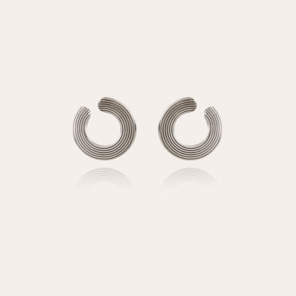 Boucles d'oreilles Poni argentées