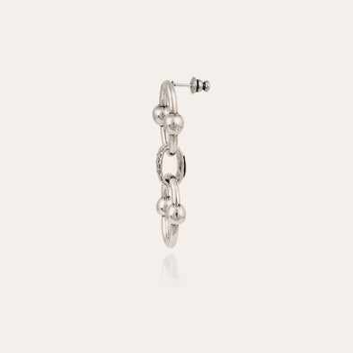 Boucles d'oreilles Rivage argentées