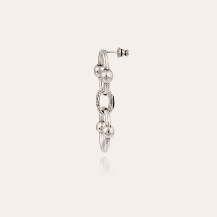 Boucles d'oreilles Rivage argentées