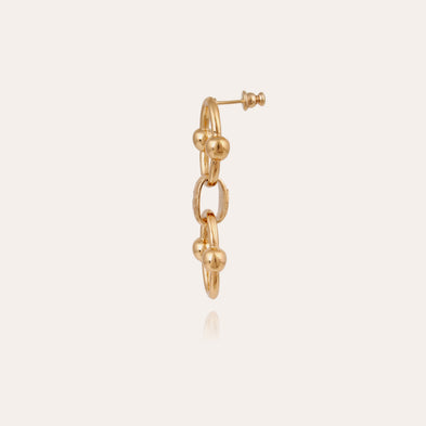 Boucles d'oreilles Rivage dorées