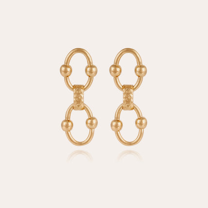 Boucles d'oreilles Rivage dorées