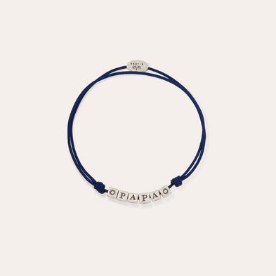 Papa large fine silver-plated bracelet