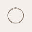 Large silver-plated "Papa" bracelet