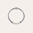 Large silver-plated "Papa" bracelet