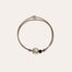 Pulsera de petanca, modelo grande, plateada