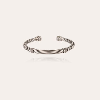 Pulsera Ariane ancha plateada