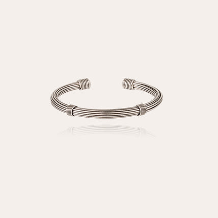 Pulsera Ariane ancha plateada