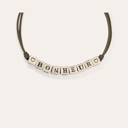 silver-plated "Bonheur" Bracelet