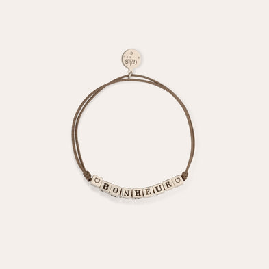 silver-plated "Bonheur" Bracelet