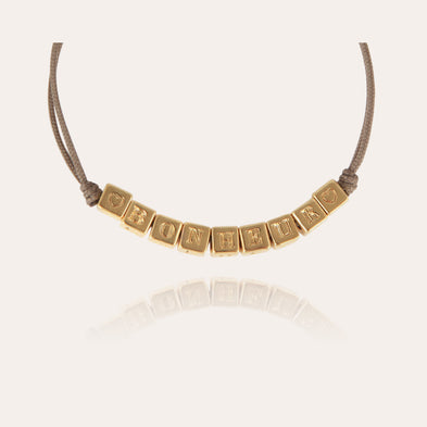 Gold "Happiness" Bracelet