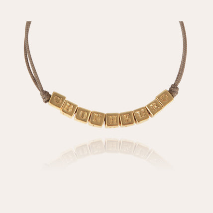 Gold "Happiness" Bracelet