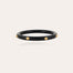 Bracelet Caftan acétate doré - Noir