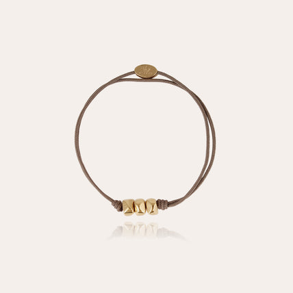 Pulsera «Cailloux», modelo grande, dorada