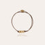 Pulsera «Cailloux», modelo grande, dorada