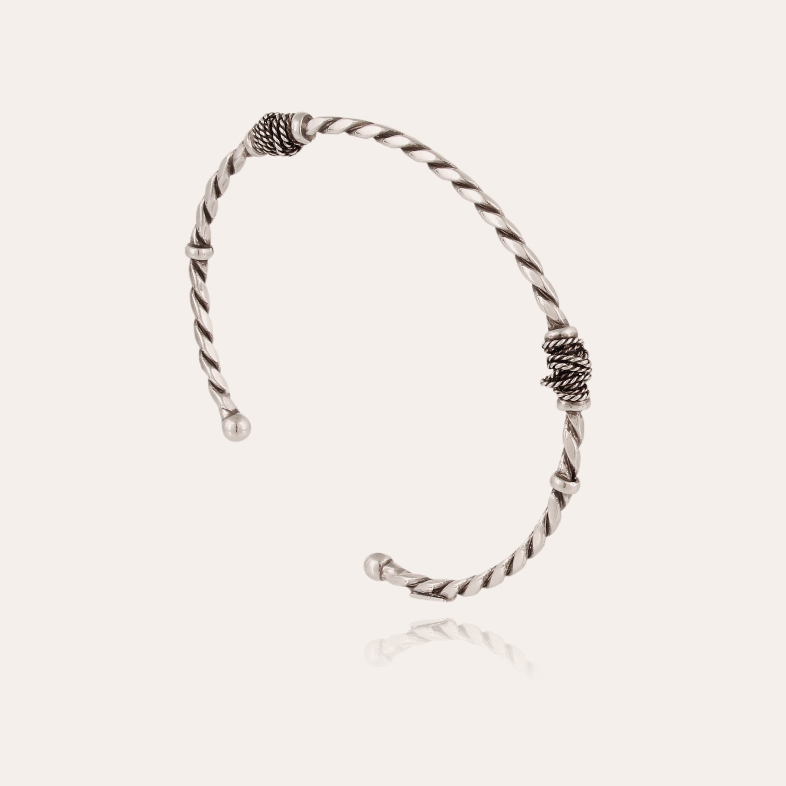 し*様 【Special】80s Italy Torsade Bracelet Torsade banglesmall size silver-plated – Gas Bijoux