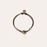 Bracelet lien Atik argenté