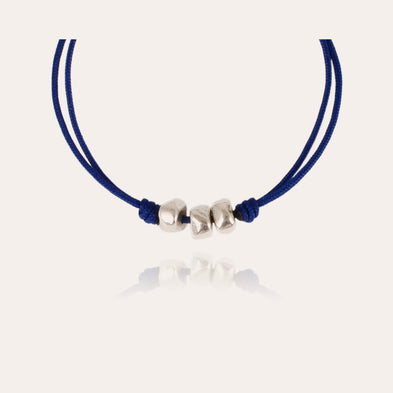 Cailloux large bracelet silver