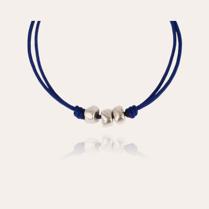 Bracelet Cailloux grand modèle argenté