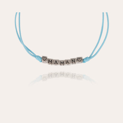 Bracelet Maman enfant argenté