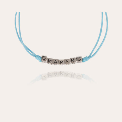 Bracelet Maman enfant argenté