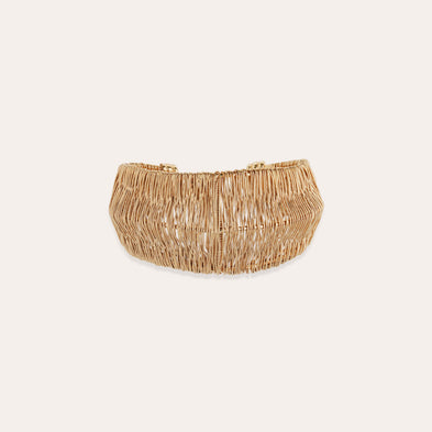 Bracelet manchette Izzia Filea doré