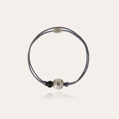 Pulsera de petanca, modelo grande, plateada