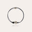 Pulsera de petanca, modelo grande, plateada