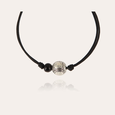 Pulsera de petanca, modelo grande, plateada