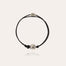 Pulsera de petanca, modelo grande, plateada