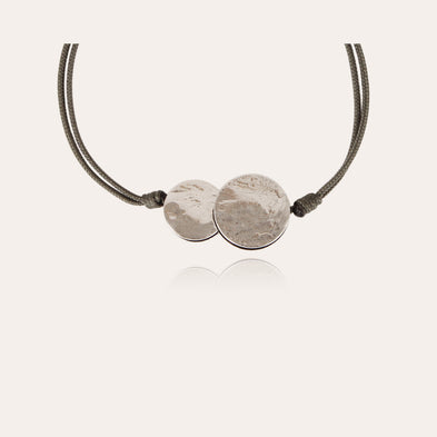 Bracelet Platine grand modèle argenté