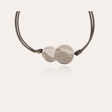 Bracelet Platine grand modèle argenté