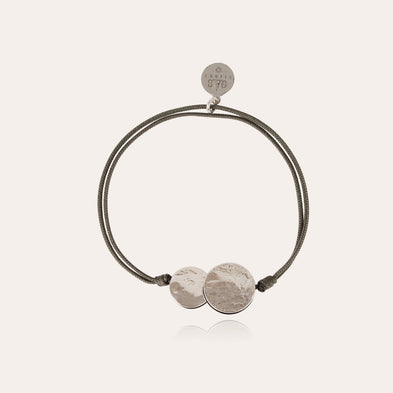 Bracelet Platine grand modèle argenté