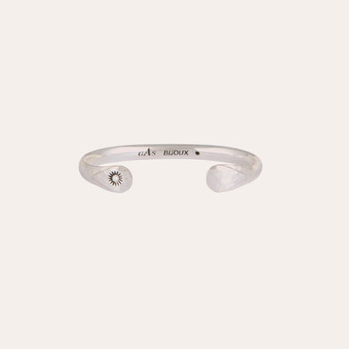 Bracelet Jonc large argenté