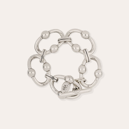 Bracelet Rivage très grand modèle argenté