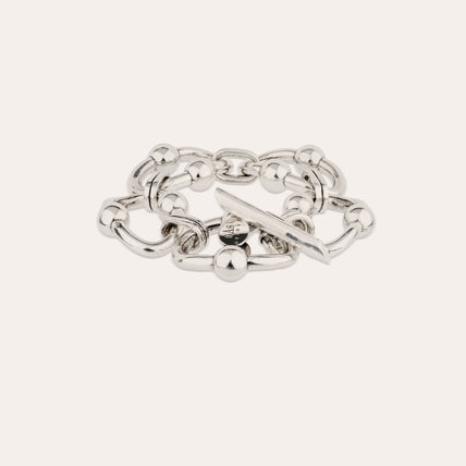 Bracelet Rivage très grand modèle argenté