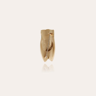 Broche Cigale dorée
