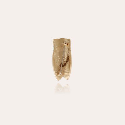 Broche Cigale dorée