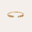 Sari Gold Bracelet - Matrix Turquoise