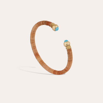Bracelet Sari doré - Osier