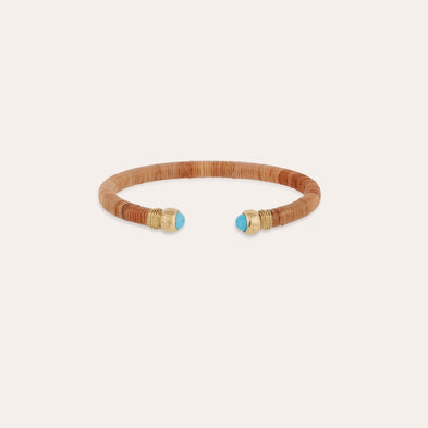 Bracelet Sari doré - Osier