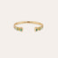 Bracelet Sarina doré - Malachite