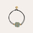 Bracelet Square mini lien doré - Amazonite