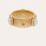 Bracelet Strada Amarante doré - Amazonite & Cornaline