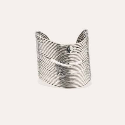 silver-plated Wave bracelet