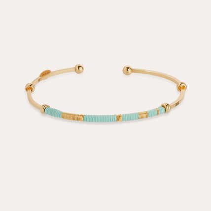 Gold Zanzibar Bracelet - Turquoise